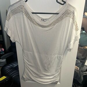 White embellished blouse